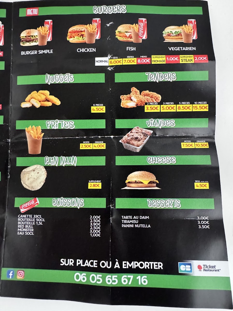 Menu Tacos Express Carmaux-1